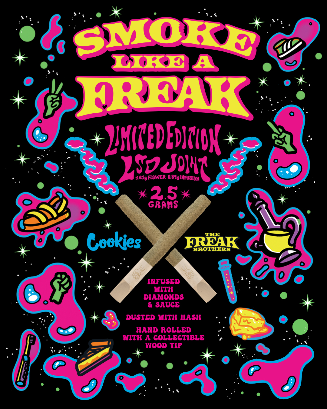 Cookies x The Freak Brothers LSD Joint