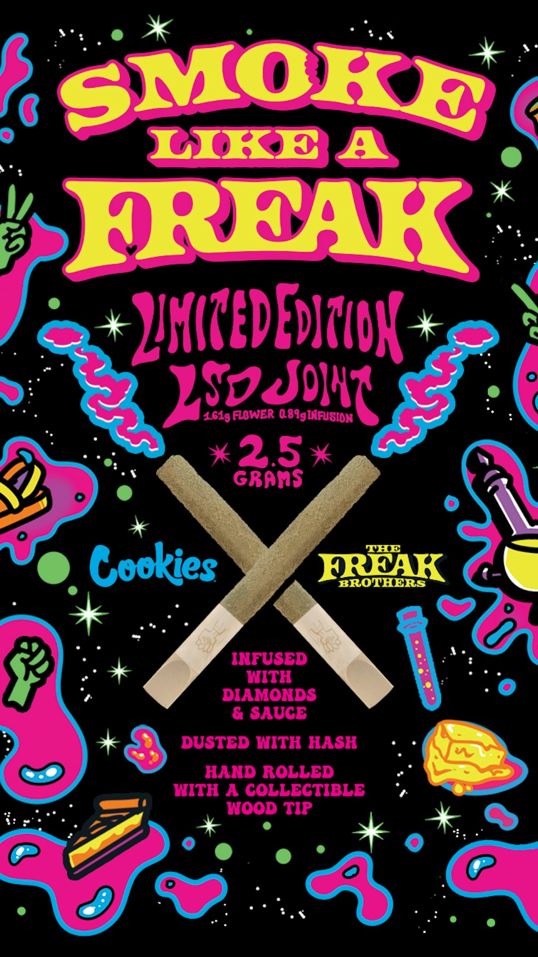 Cookies x The Freak Brothers LSD Joint Cookies x The Freak Brothers LSD Joint