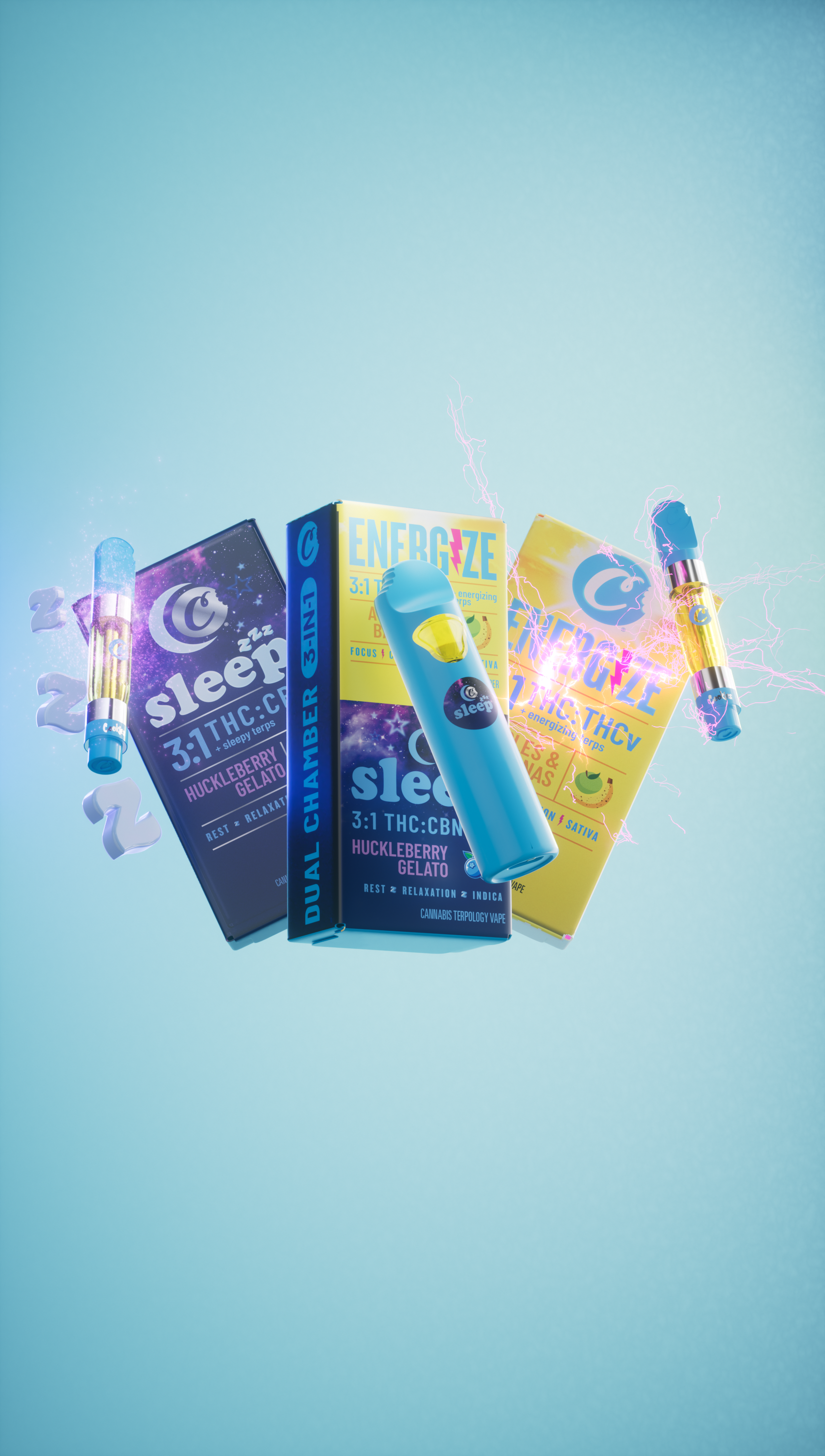 elfbar elfa kaufen Cookies Slim Twist ( 900mAh ) Battery main image 1