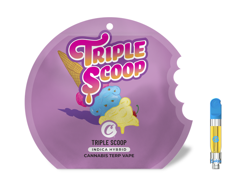 Cookies - Triple Scoop - THC - Vape - Canna Terp Cartridge - Vape -  Cartridge - Tray - Pouch - 1g - CA | Vape | Cookies