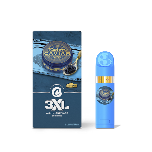 Cookies - Blueberry Caviar - THC - Indoor - Vape - AIO - 3XL - Distillate -  Vape - 1.25g - CA | Vape | Cookies