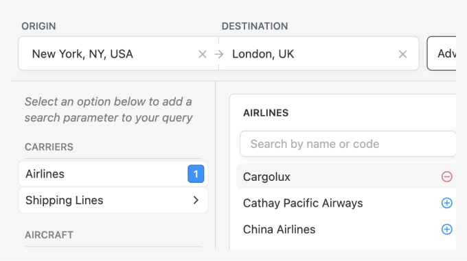 Advanced search