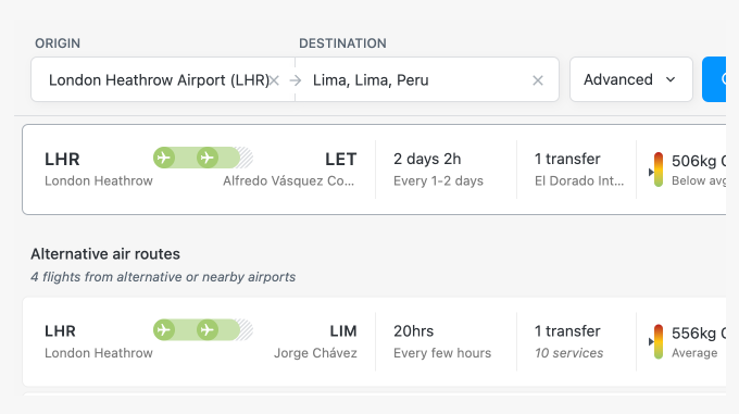 Fluent Cargo Air Cargo Routing