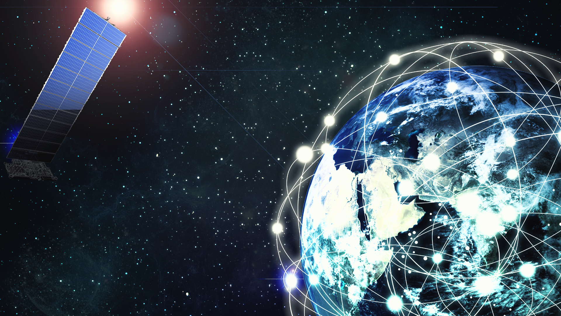 Satellites constellation and communication