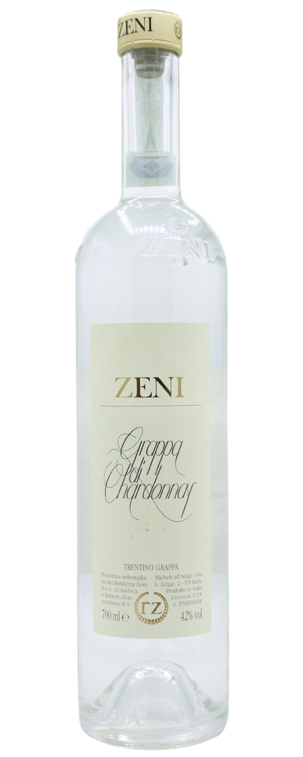 Grappa di Chardonnay "Vigneto Zaraosti"