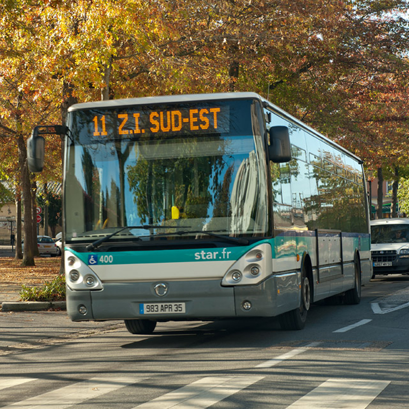 Des micro-capteurs de particules fines sur les bus de Keolis Rennes 