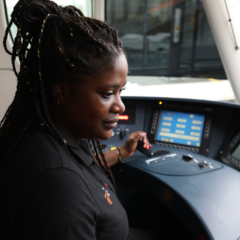 Conductrice de tram 