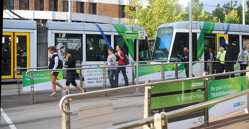 Passagers Tram Melbourne