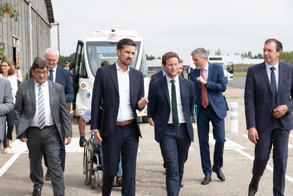 Clément Beaune, Ministre français des Transports, en visite au SEMA