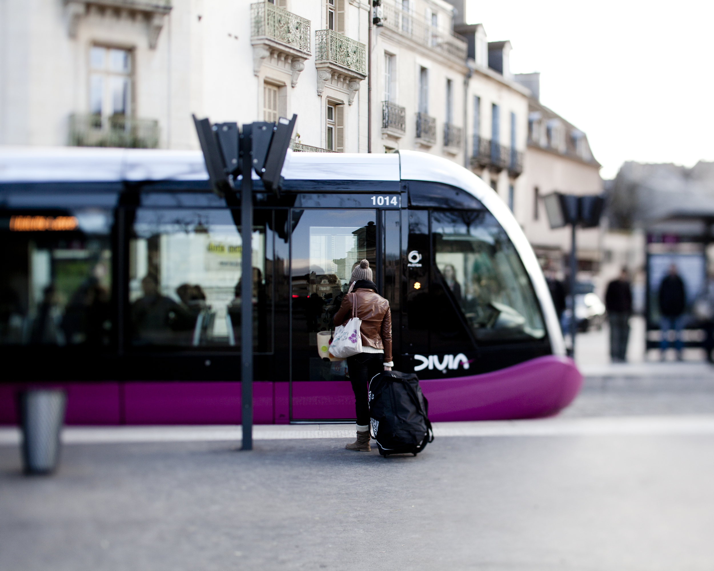 Tramway operated by Keolis in Dijon