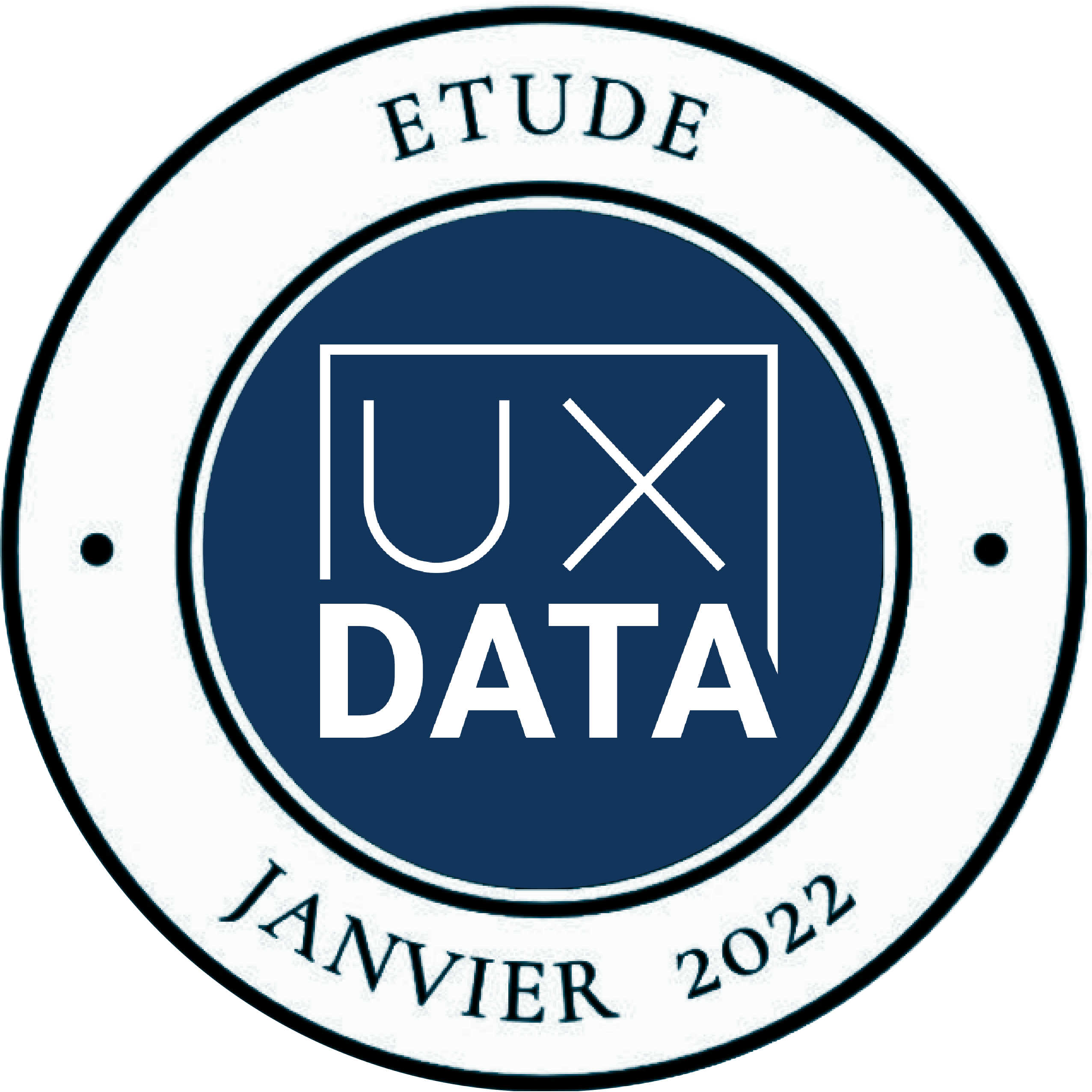 Tampon « Étude UX Data » 2022