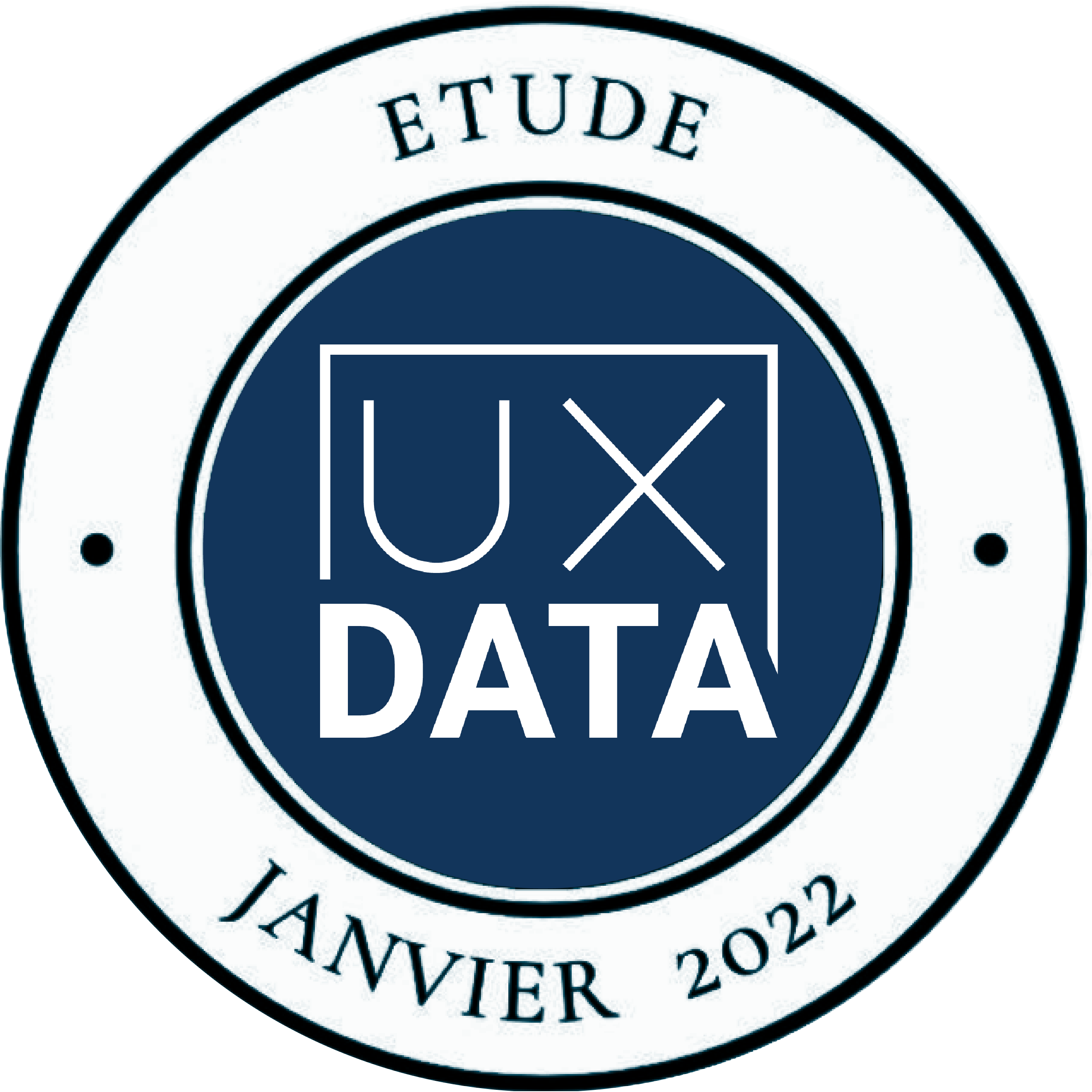 Tampon « Étude UX Data » 2022