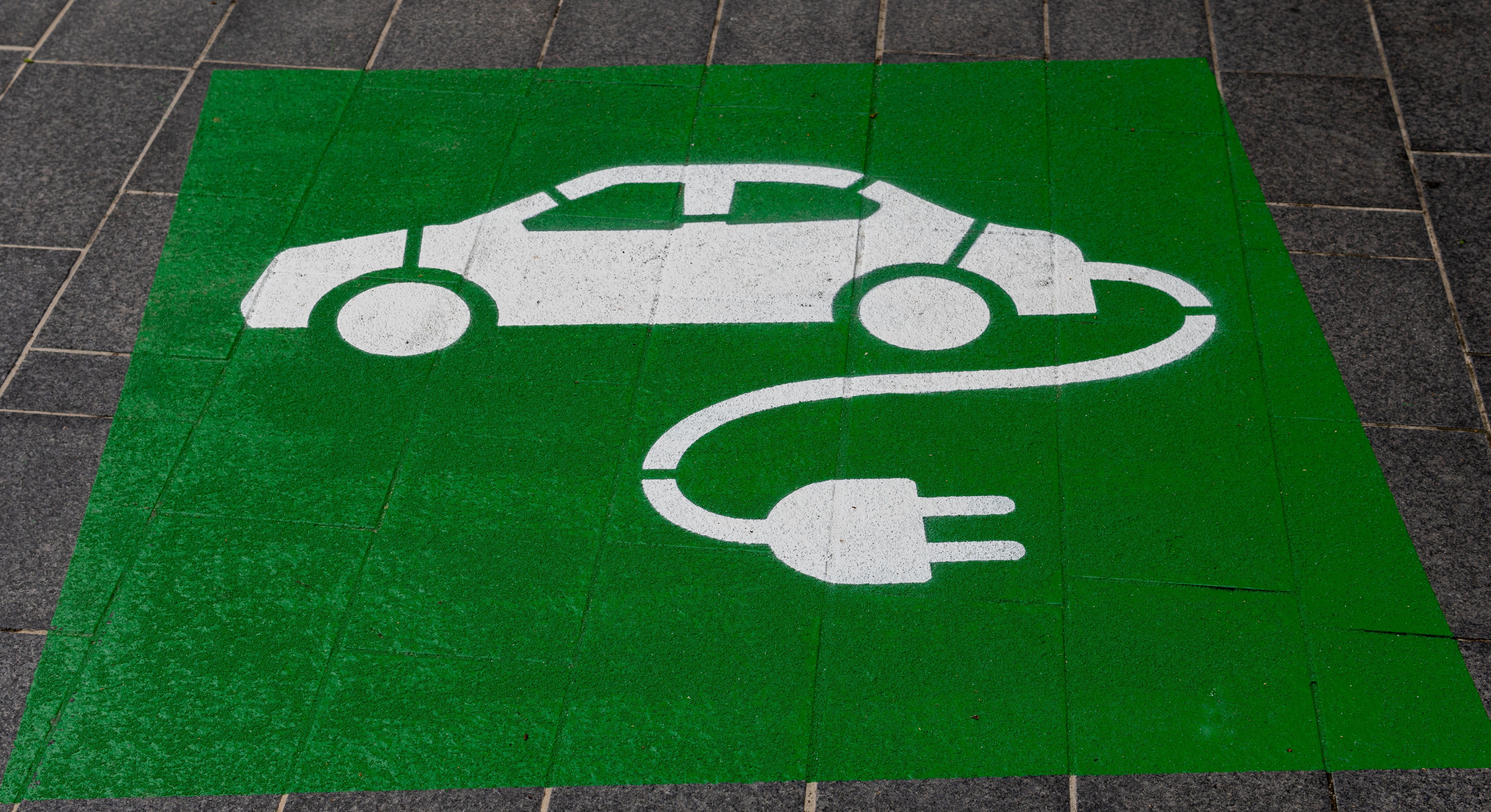 Icon of an electric car