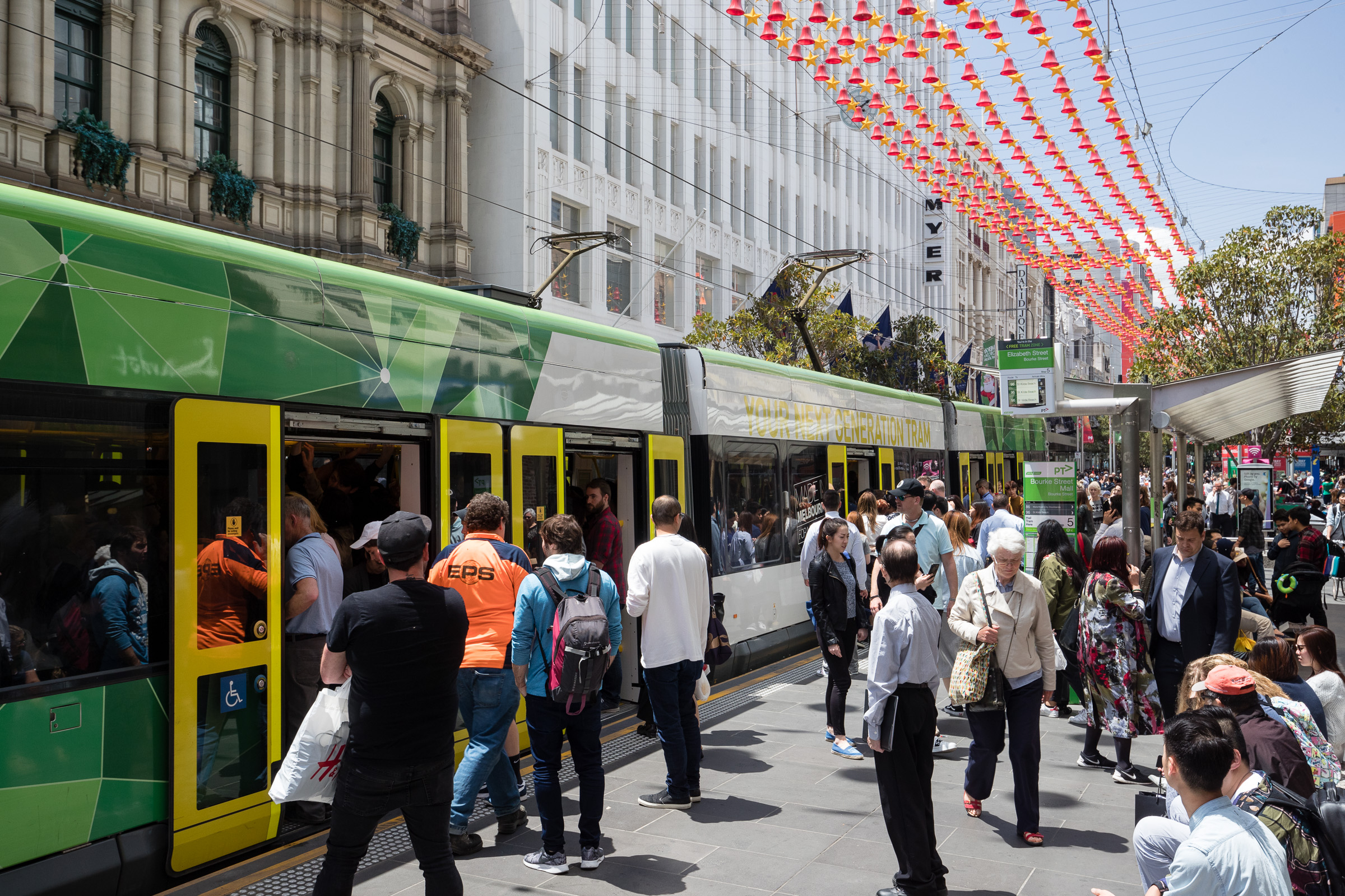 Yarra Trams prend en charge plus de 200 millions de passagers par an.