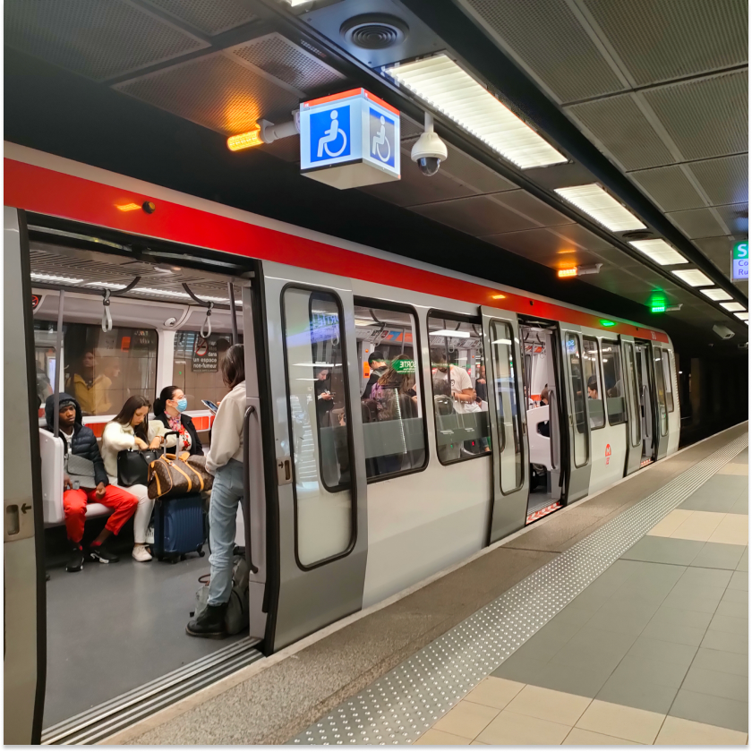 Affluences solution in Lyon's metro system