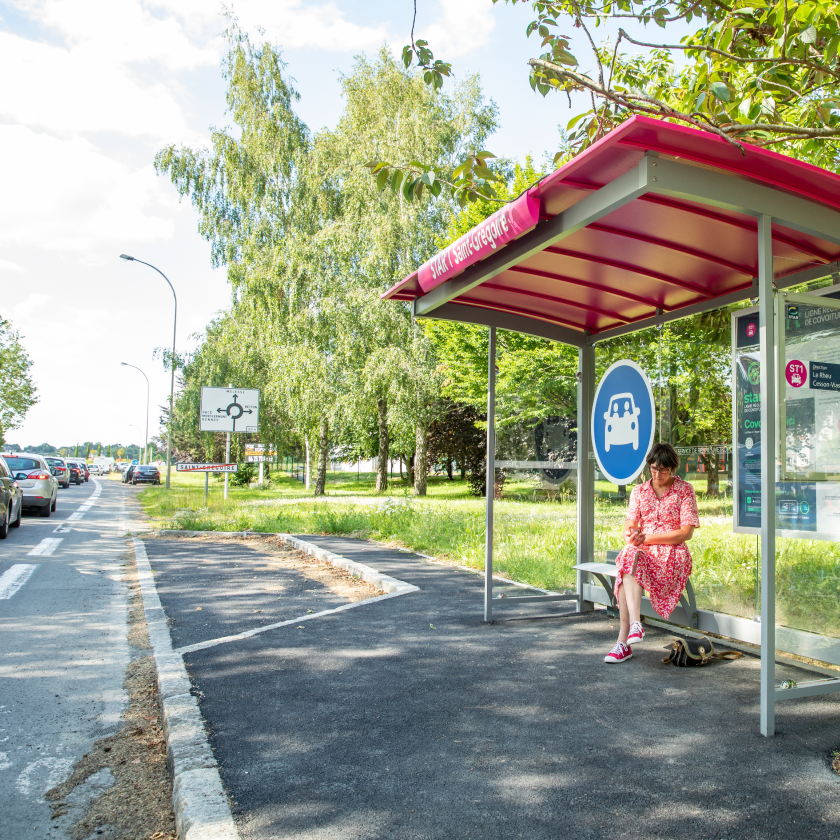 Arrêt d'une ligne de covoiturage à Rennes