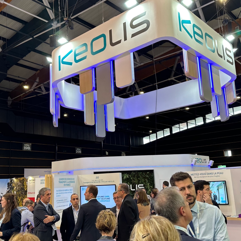 Stand Keolis au salon RNTP 2023