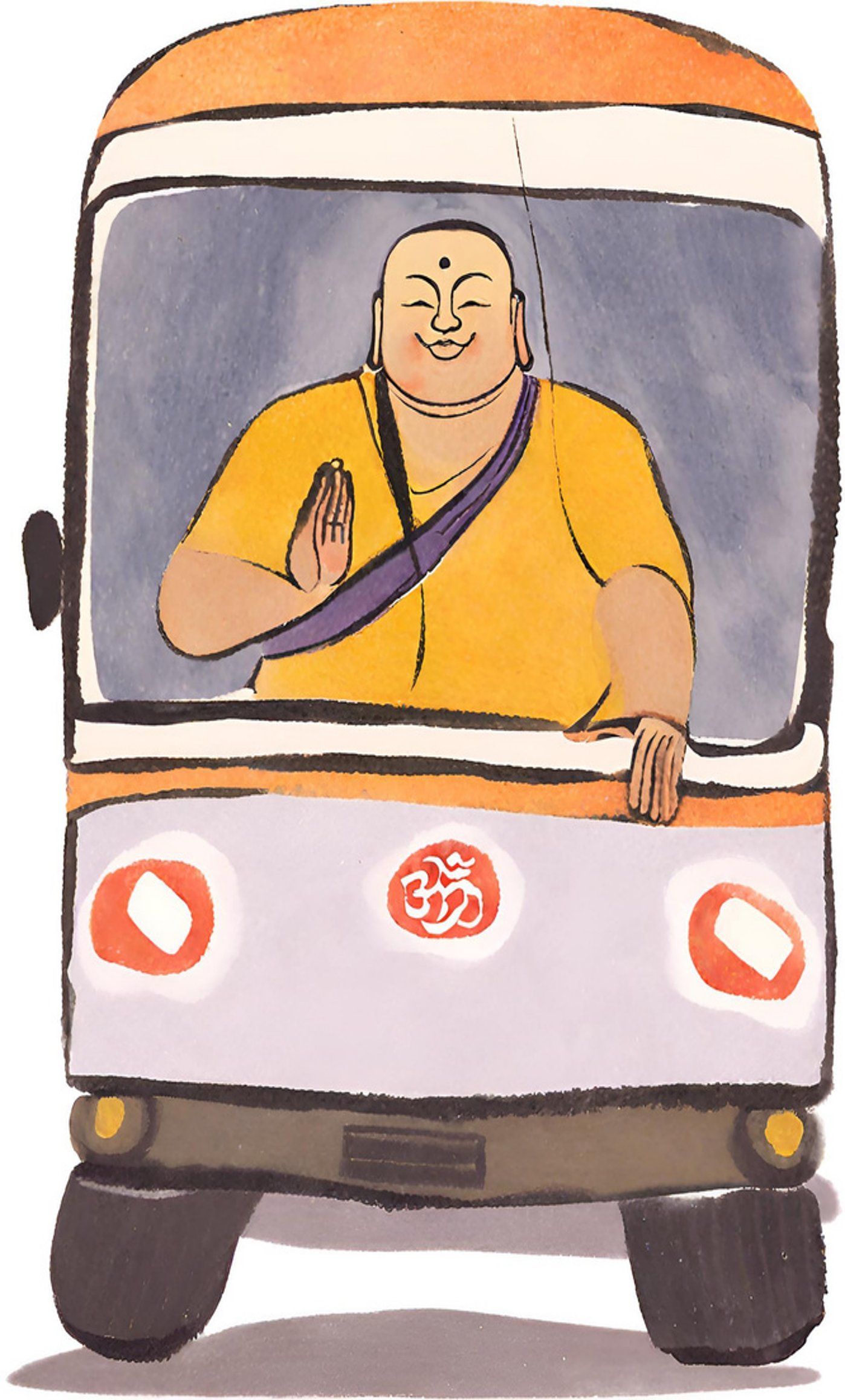 Les conducteurs sont de véritables « bouddhas du volant »
