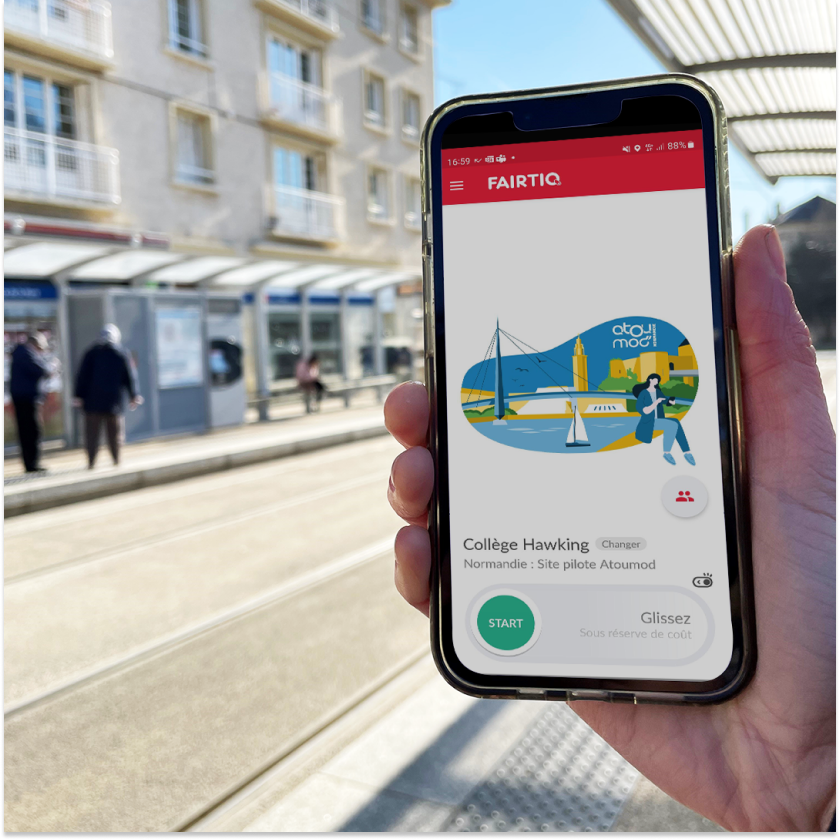The FAIRTIQ app is a solution for public transport tickets based on the pay-as-you-go principle