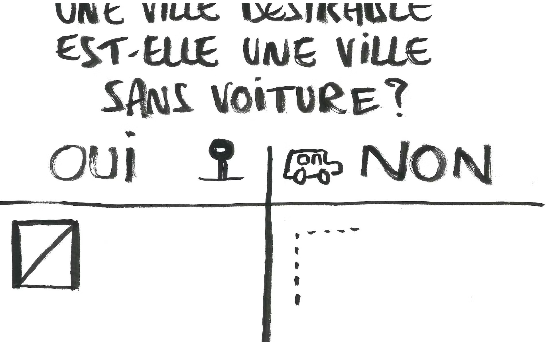 Une ville désirable est-elle une ville sans voiture ?