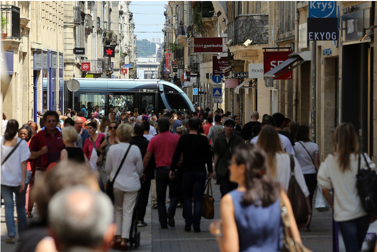 photo du centre-ville de Bordeaux