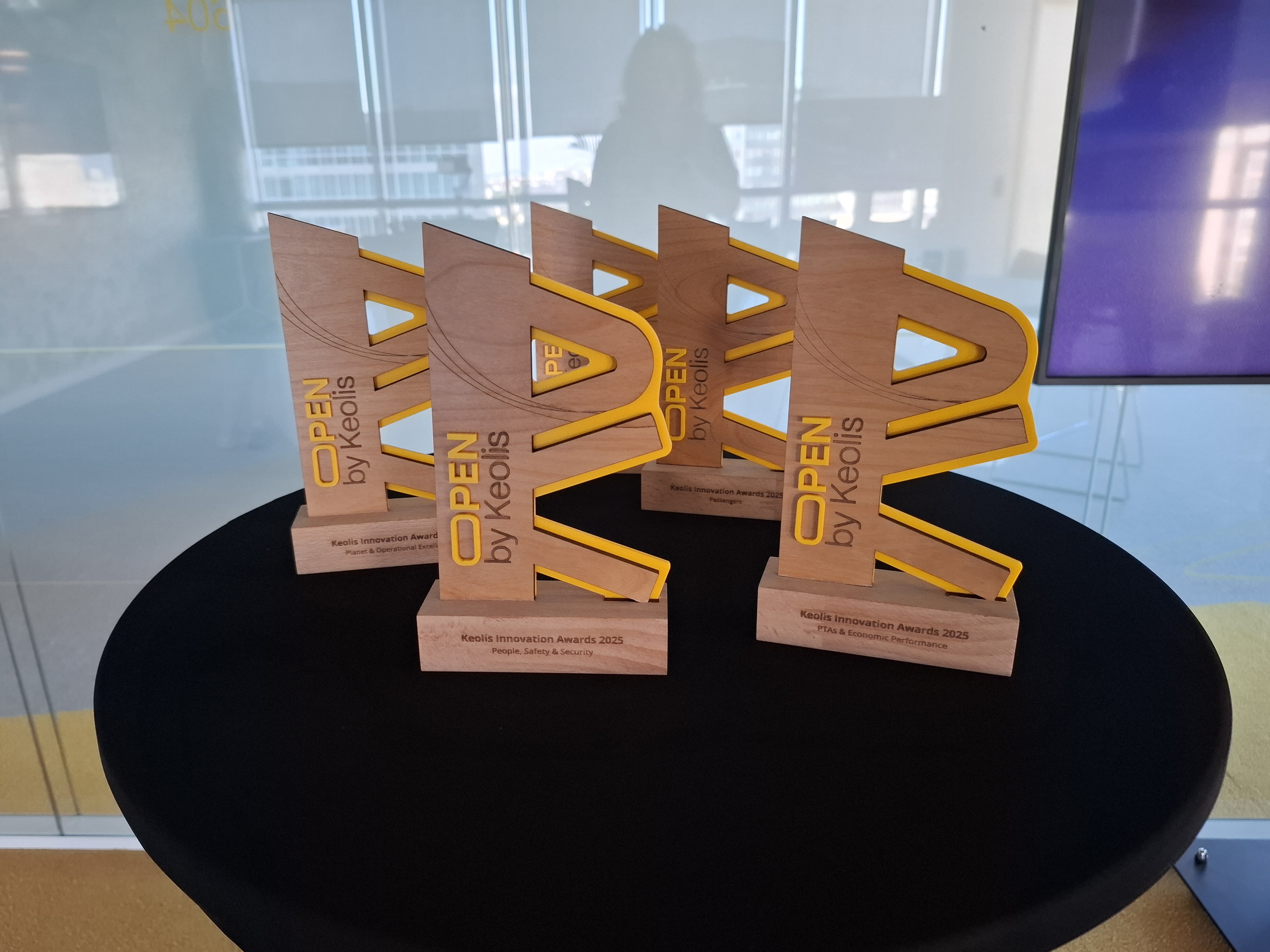 Innovation Awards 2025 trophies