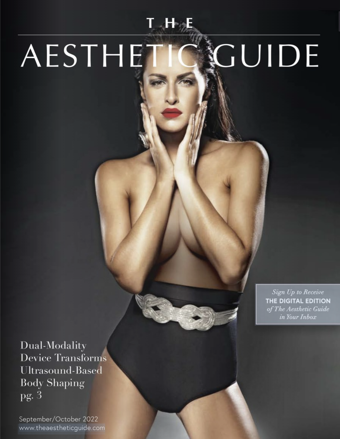 the aesthetic guide magazine cover oct 2022