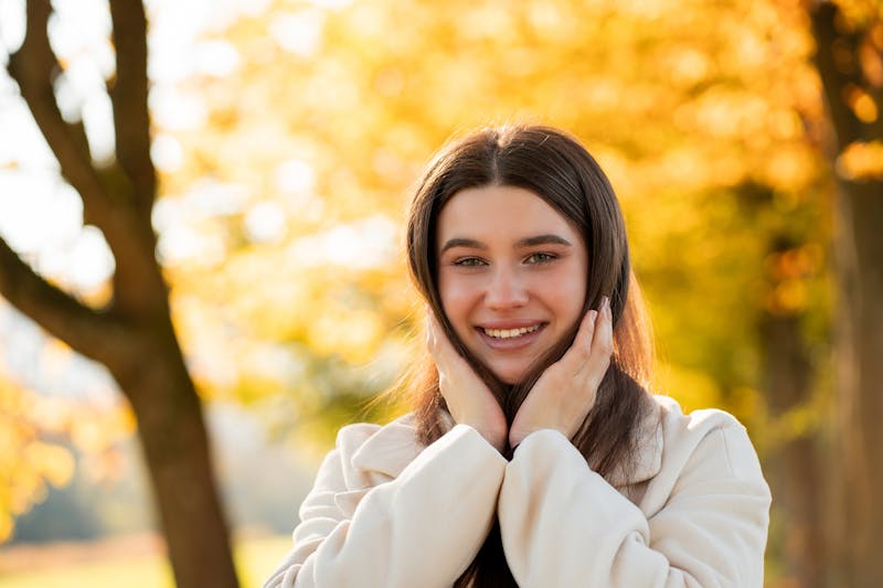woman resting her head on her hands