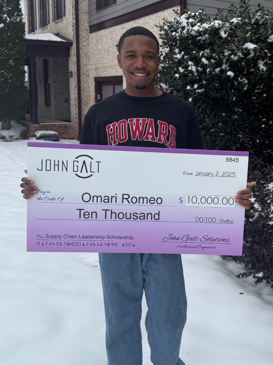Scholarship Winner - Omari