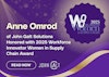 Anne Omrod of John Galt Solutions Honored with 2025 Workforce Innovator Women in Supply Chain Award Thumbnail