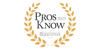 Pros that Know Award logo 2025