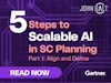 5 Steps to Scalable AI in SC Planning Part 1 - Align and Define Value Thumbnail