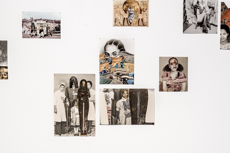 Daniela Yohannes, a series of self-truths (detail), 2018, digital composite photographs, variable dimensions; photo: Kai Wasikowski for 4A Centre for Contemporary Asian Art; I am heart beating in the world: Diaspora Pavilion 2, Campbelltown Arts Centre; courtesy the artist.   Presented by 4A Centre for Contemporary Asian Art and International Curators Forum in partnership with Campbelltown Arts Centre.