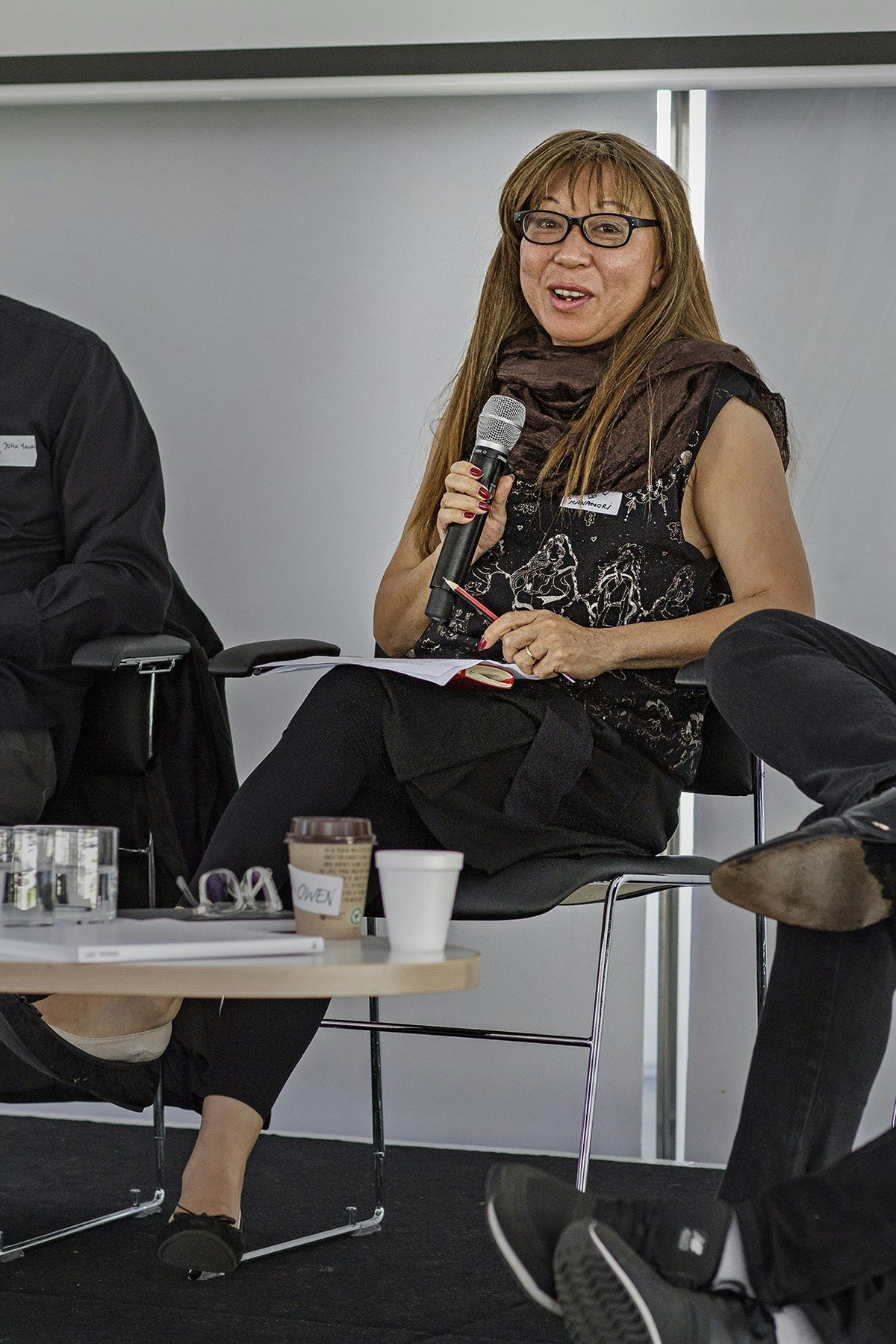 Mayu Kanamori, Twenty Years – 4A Symposium, University of Sydney, 4 November 2016. Image courtesy The Power Institute, University of Sydney, and 4A Centre for Contemporary Asian Art; photo: Matthew Venables.