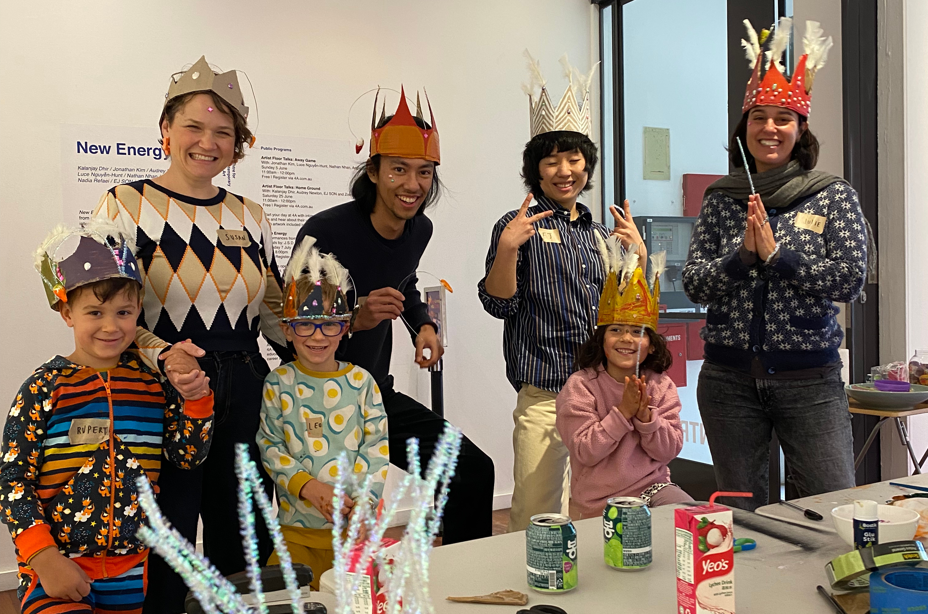 <p>4A Kids Workshop: Energy Crowns with EJ SON</p>