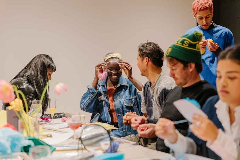 You Are Your Idol: Shapeshifting workshop with Atong Atem Workshop, photo: Anna Hay for 4A Centre for Contemporary Asian Art, 2022.