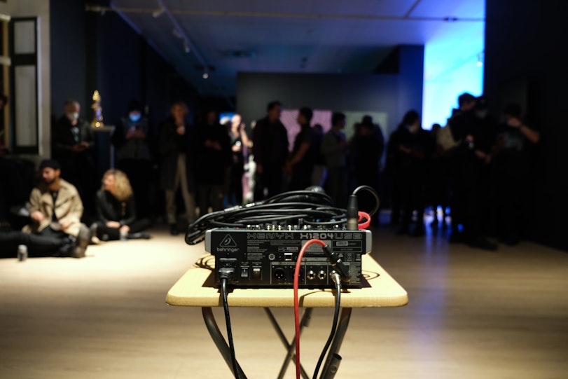 Meet Me At 4A: At The Altar of The Amplifier, photo: Nolan Murphy for 4A Centre for Contemporary Asian Art, 2022.