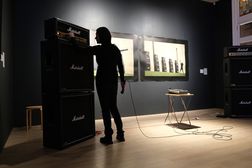 Meet Me At 4A: At The Altar of The Amplifier, photo: Nolan Murphy for 4A Centre for Contemporary Asian Art, 2022.