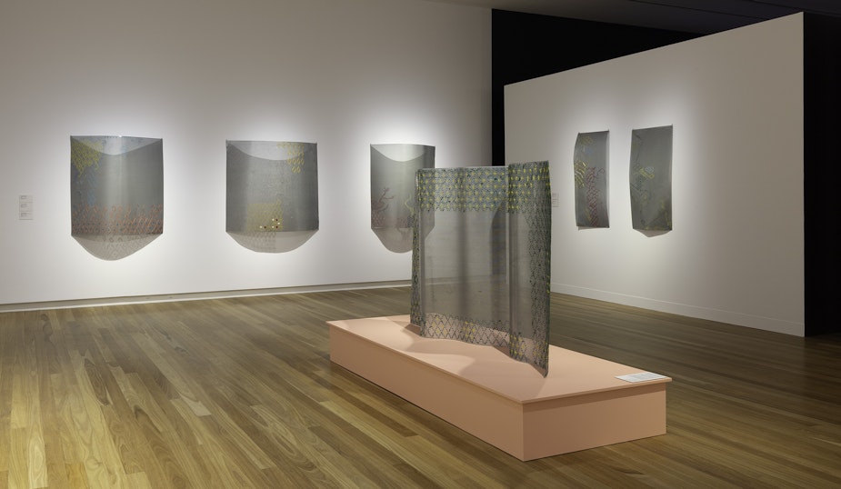 Bush Diwan (installation view), 2023, Bunjil Place; photo: Christian Capurro