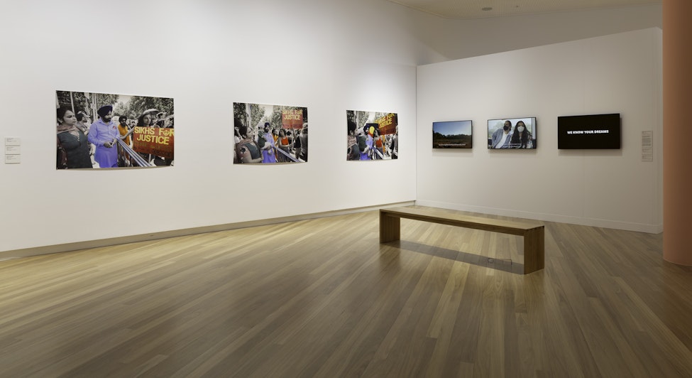 Bush Diwan (installation view), 2023, Bunjil Place; photo: Christian Capurro