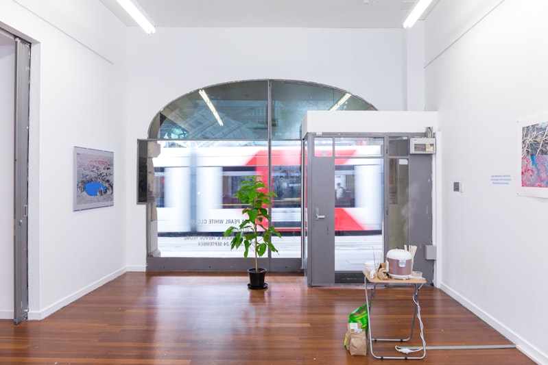 Lucas Ihlein and Trevor Yeung, 海珠白雲 Sea Pearl White Cloud (2016), exhibition view, 4A Centre for Contemporary Asian Art. Courtesy the artists. Commissioned by 4A Centre for Contemporary Asian Art in partnership with Observation Society and supported by the City of Sydney. Image: Document Photography.