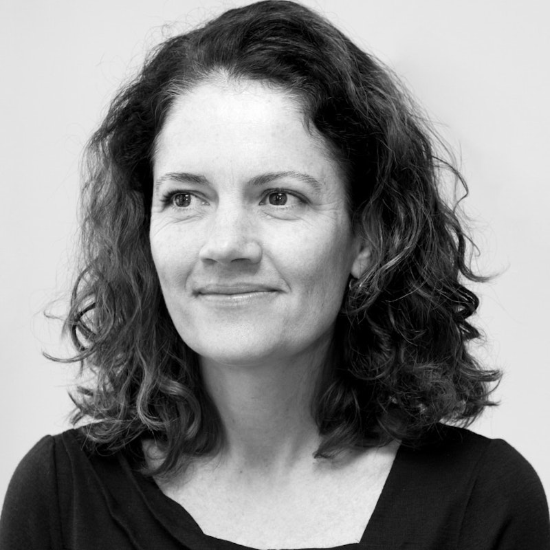 A black and white headshot photo of Sophie McIntyre