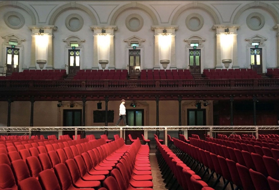 A still from  Akira Takayama’s video work Our Songs – Sydney Kabuki Theatre