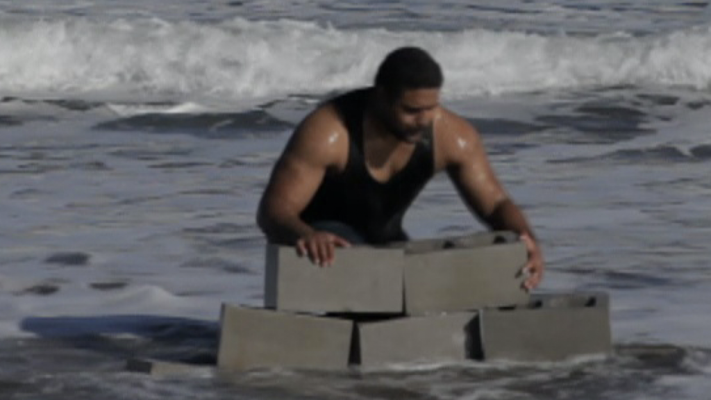 Film still from John Vea, 29.09.09 Tribute to Samoa, American Samoa and Tonga, 2013. Courtesy of the artist.