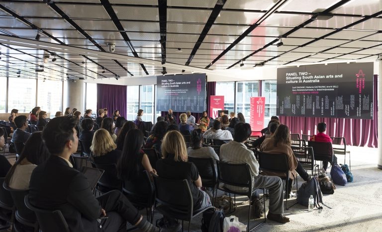 Panel 2 – Situating South Asian arts and culture in Australia | Moderator: Dr Mehreen FARUQI | Speakers: Sunil BADAMI,  Melanie EASTBURN, Amrit GILL, Gary PARAMANATHAN, S. SHAKTHIDHARAN