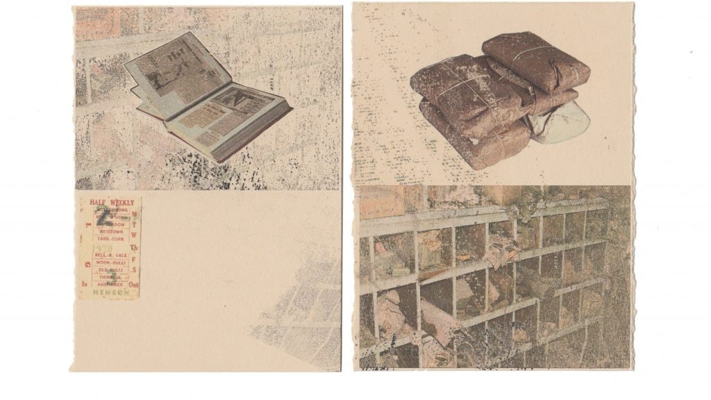 Naomi Segal, Studies for On the Move, 2019, heat transfer on paper.