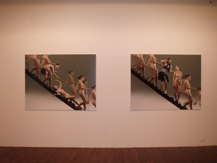 Tim Richardson, The Descent, diptych, C-print photograph