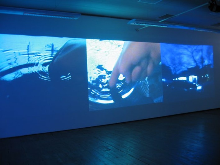 Phase 5: Song Dong, Floating City, 2004, 4-channel digital video installation, installation view