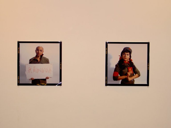 Phase 6: Michael Shaowanasai, Redguard, 2004, C-type photograph, installation view