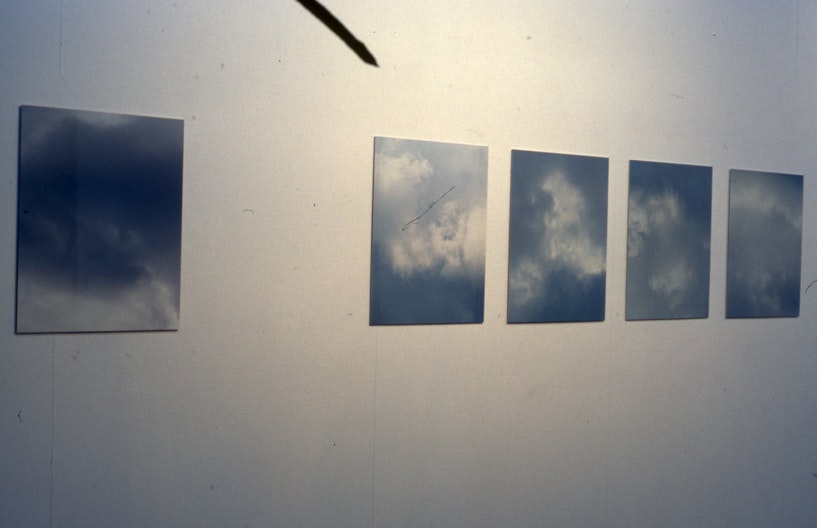 Felicia Kan, Sky no.1-8, 2000, C-type photograph mounted on aluminium.